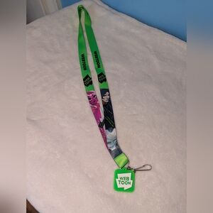 NYCC Webtoon FanExpo Philadelphia 2014 Green Lanyard Pre-owned